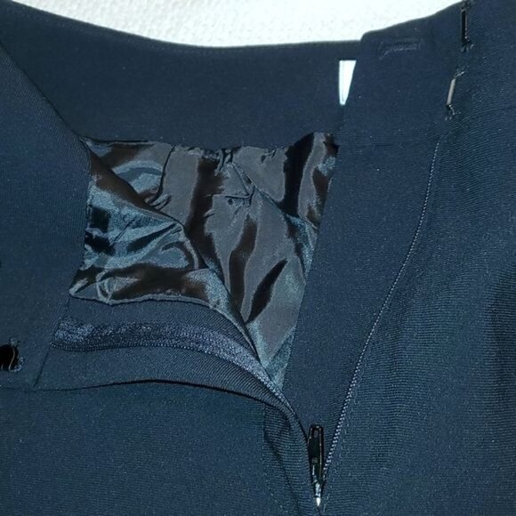 Talbots Lined High Waisted Wide Leg Zip & Clasp Closure Dress Sz 4 Pants - Picture 4 of 14